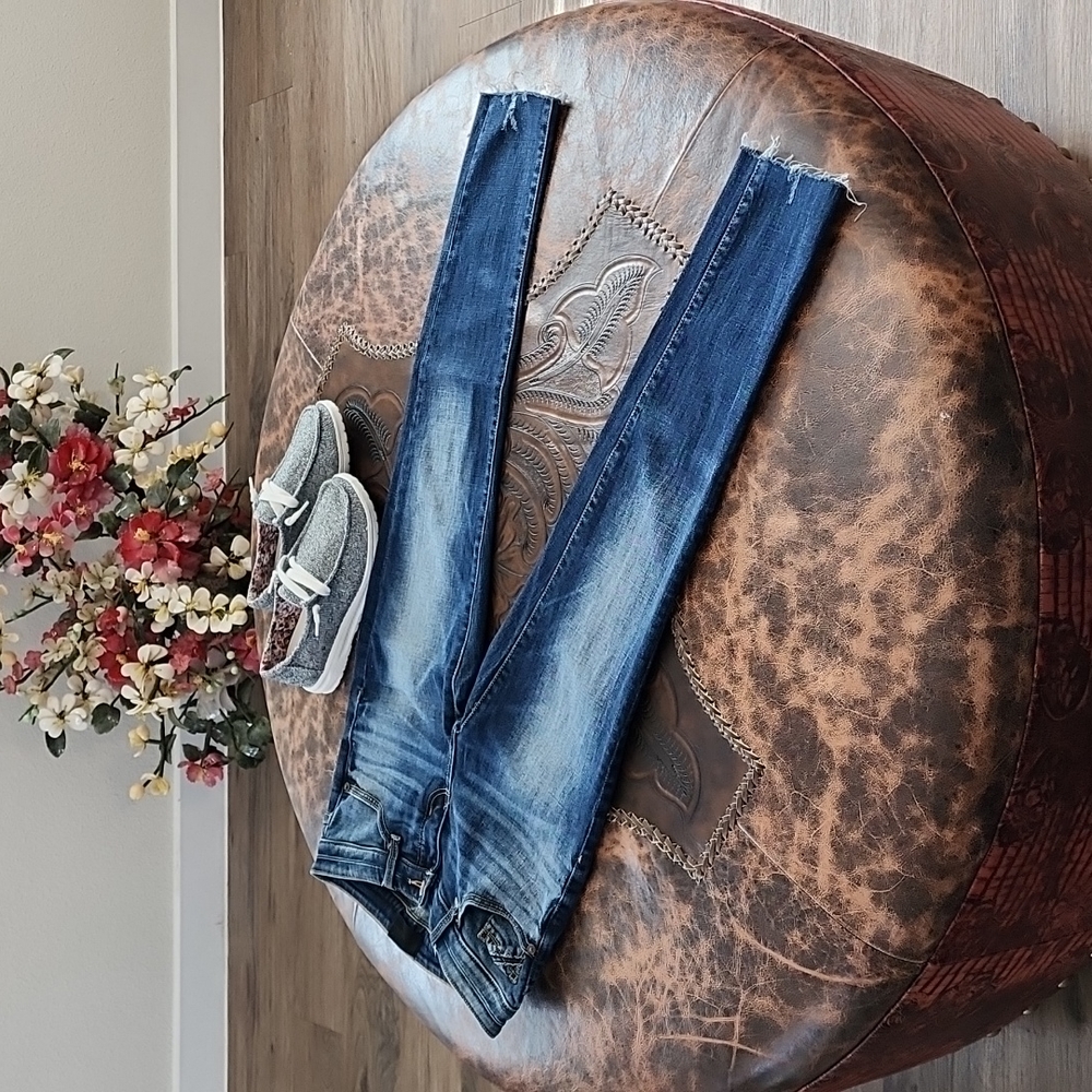 Buckle Black Skinny Jeans